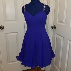 Blue NiteLine by Della Roufogali semi-formal Dress